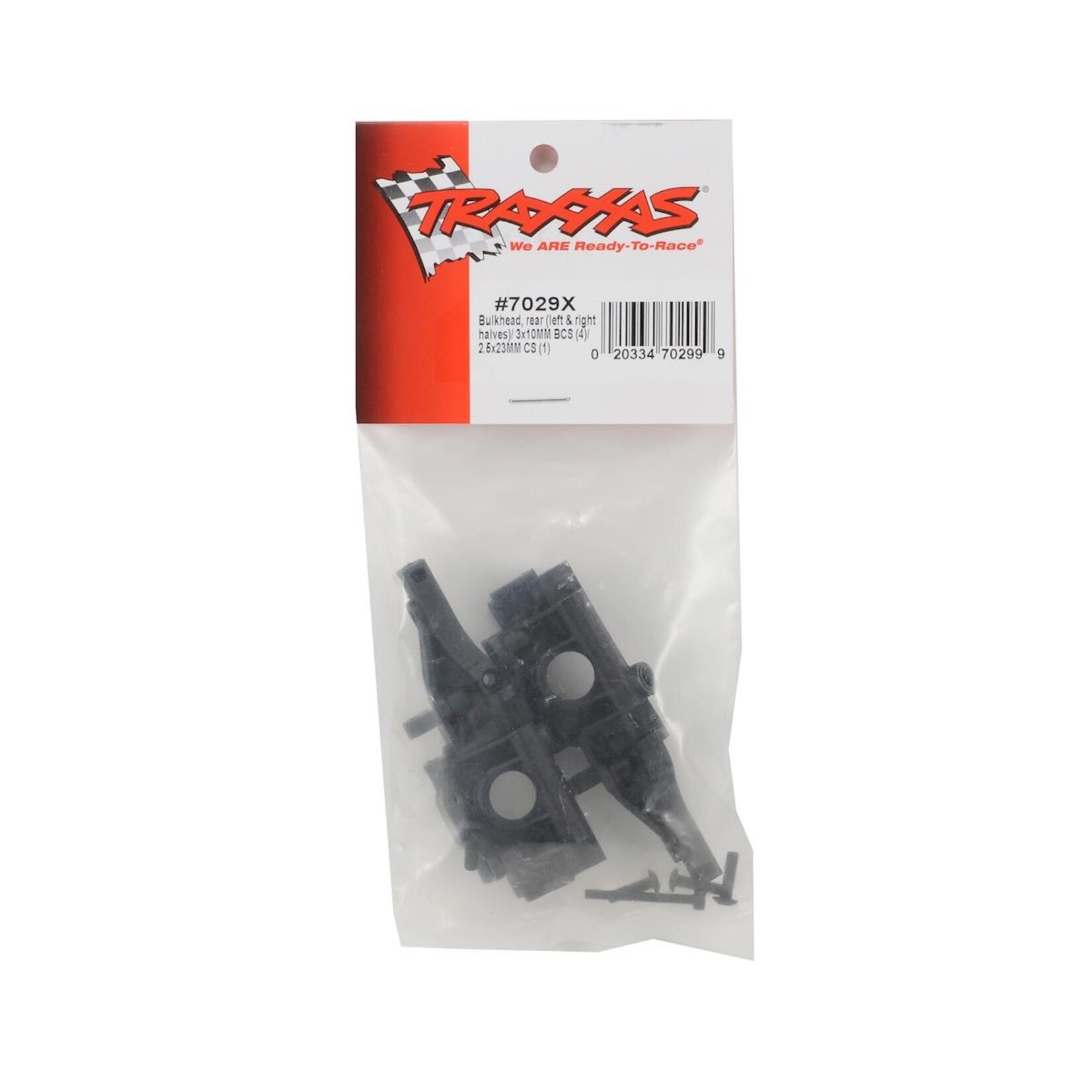 Traxxas #7029X Traxxas 1/16 E-Revo Rear Bulkhead w/Hardware (Left & Right Halves)