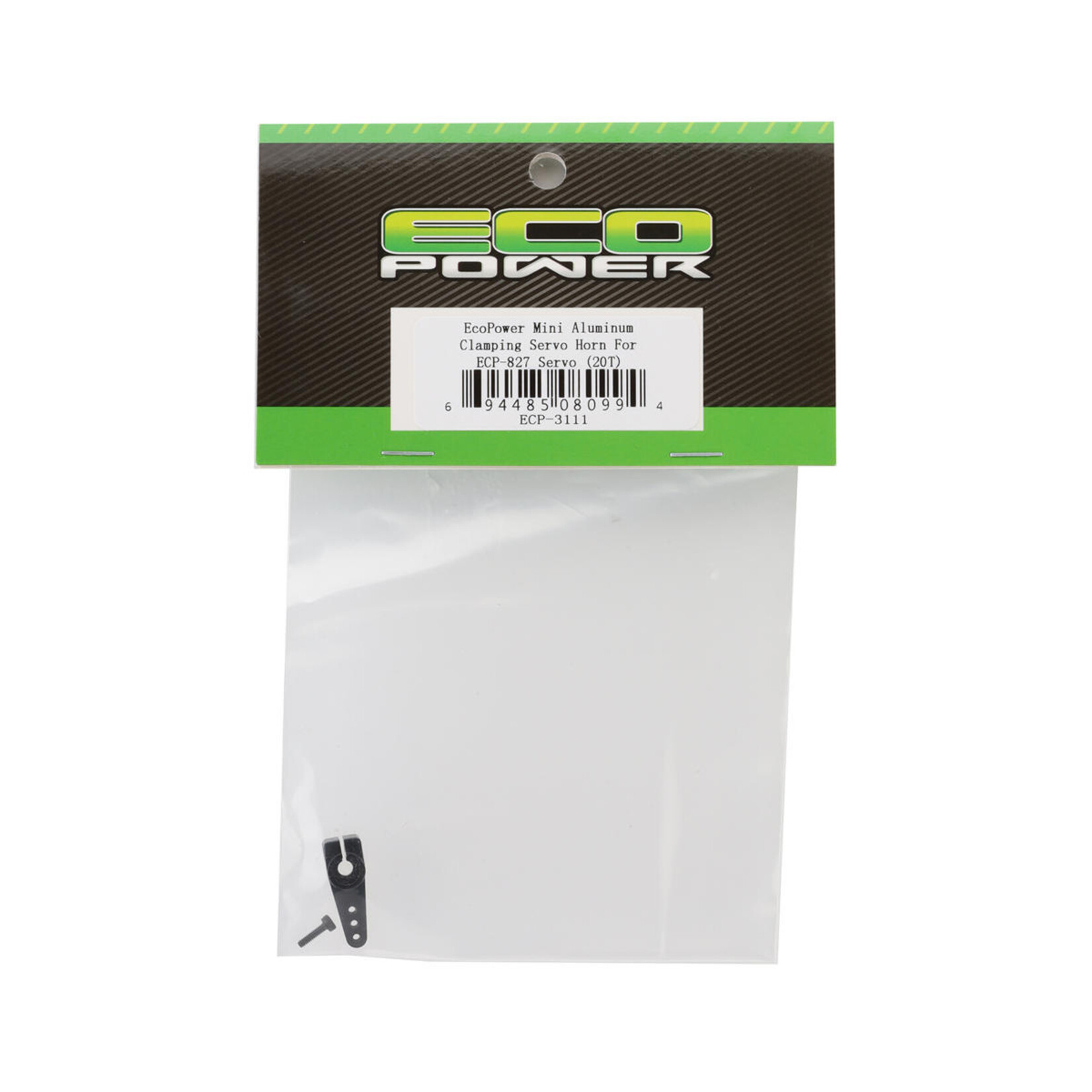 EcoPower #ECP-3111 EcoPower Mini CNC-Machined Aluminum Clamping Servo Horn (20T) (ECP-827)