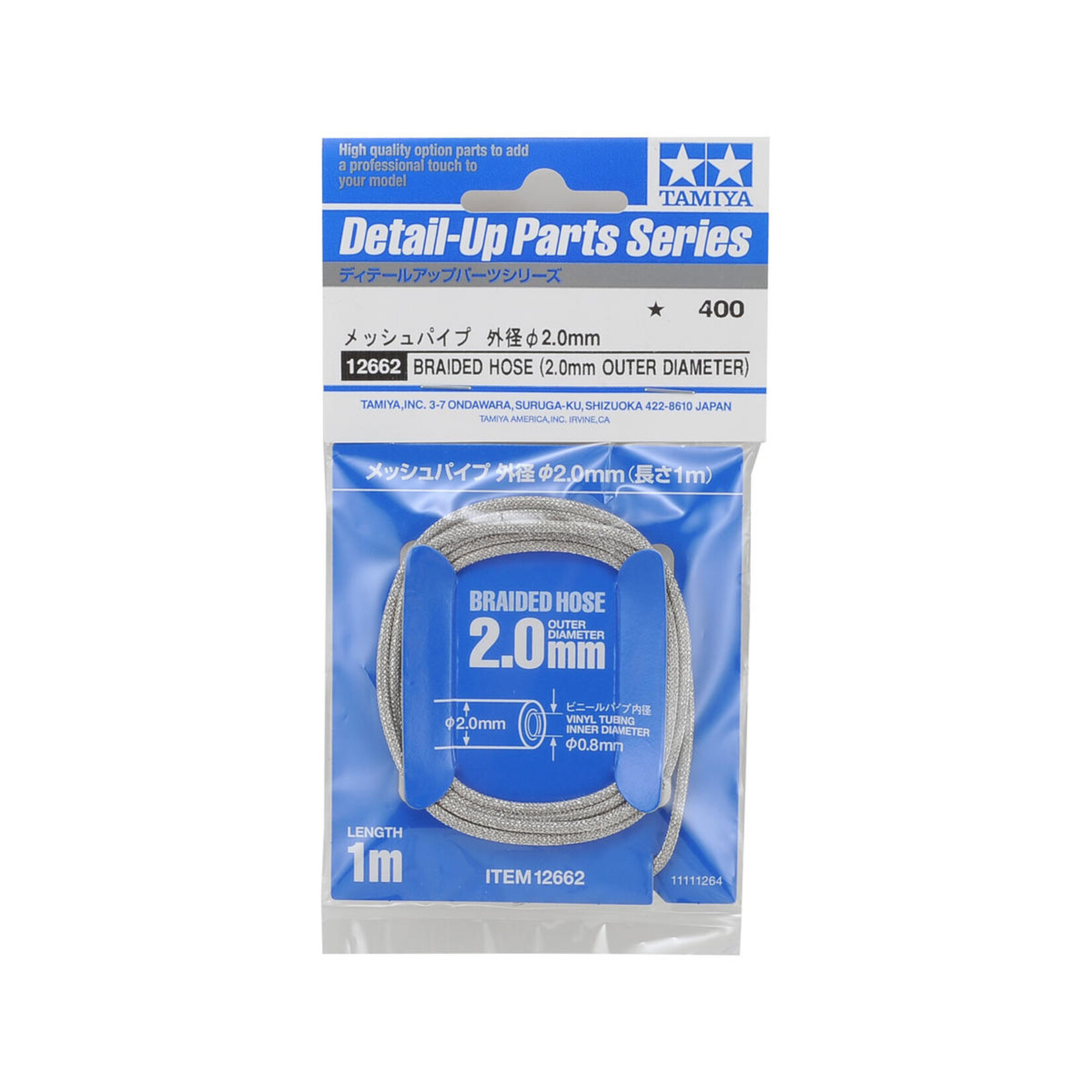 Tamiya #12662 Tamiya 2.0mm Braided Hose