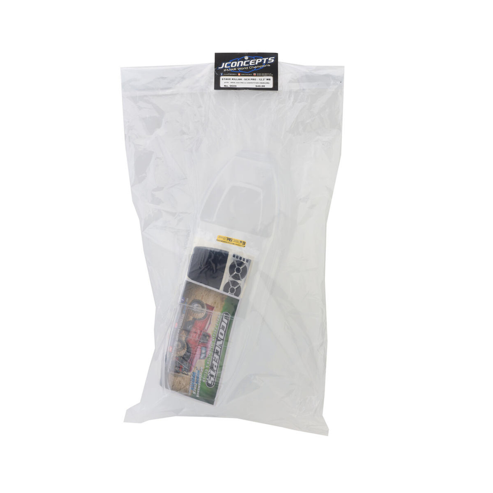 JConcepts #0609 JConcepts Stage Killah Rock Crawler Body (Clear) (12.3")