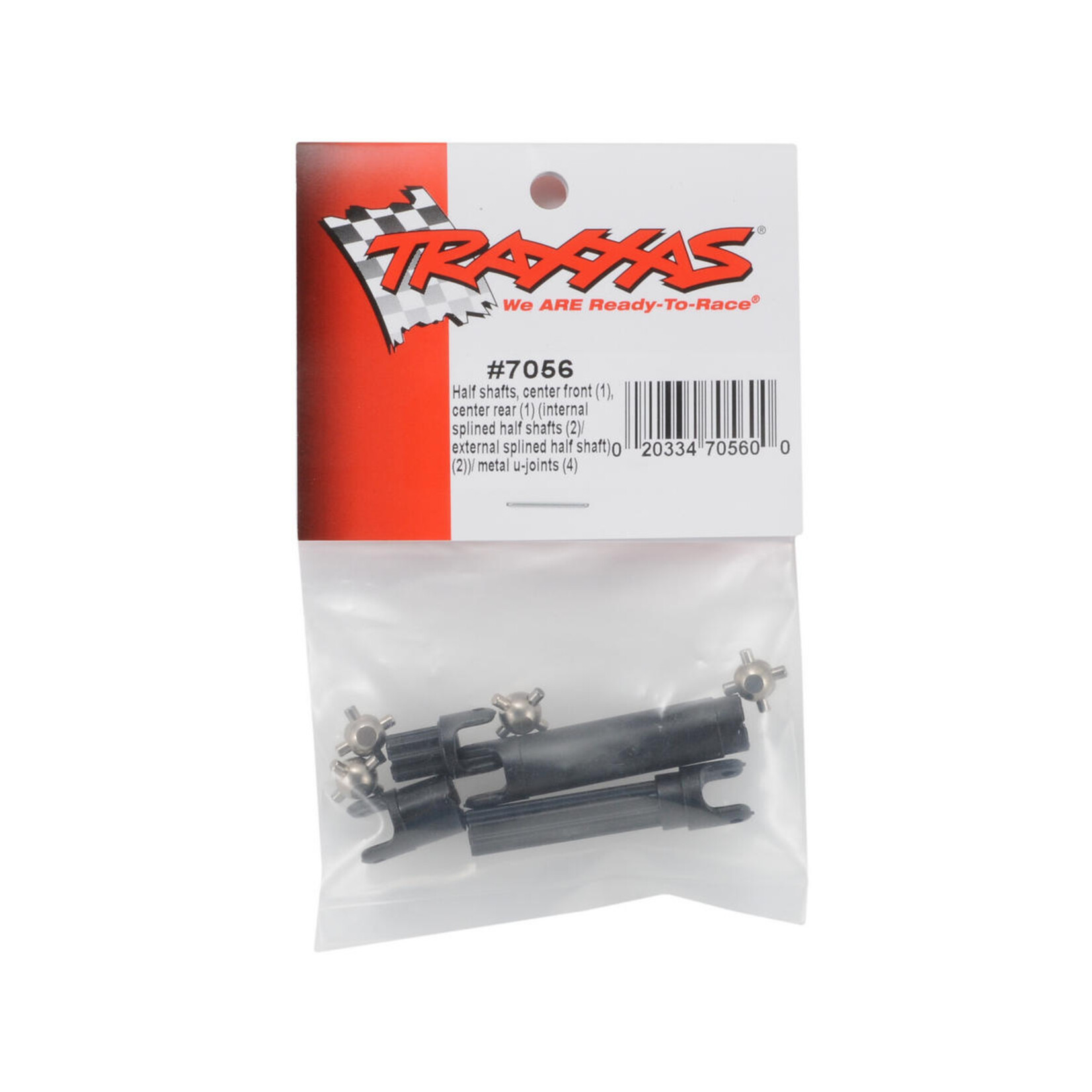 Traxxas #7056 Traxxas Front/Rear Center Half Shaft (2)