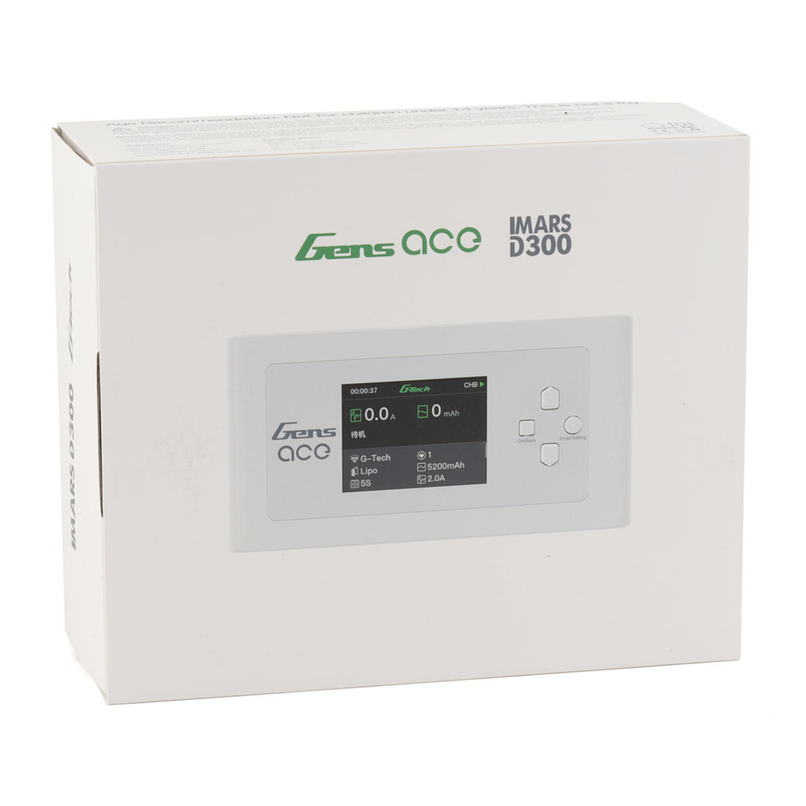 Gens Ace #GEA300WD300-UW Gens Ace Imars D300 G-Tech Smart Dual AC/DC Charger (6S/16A) (White) (AC-300W) (DC-350W x2)