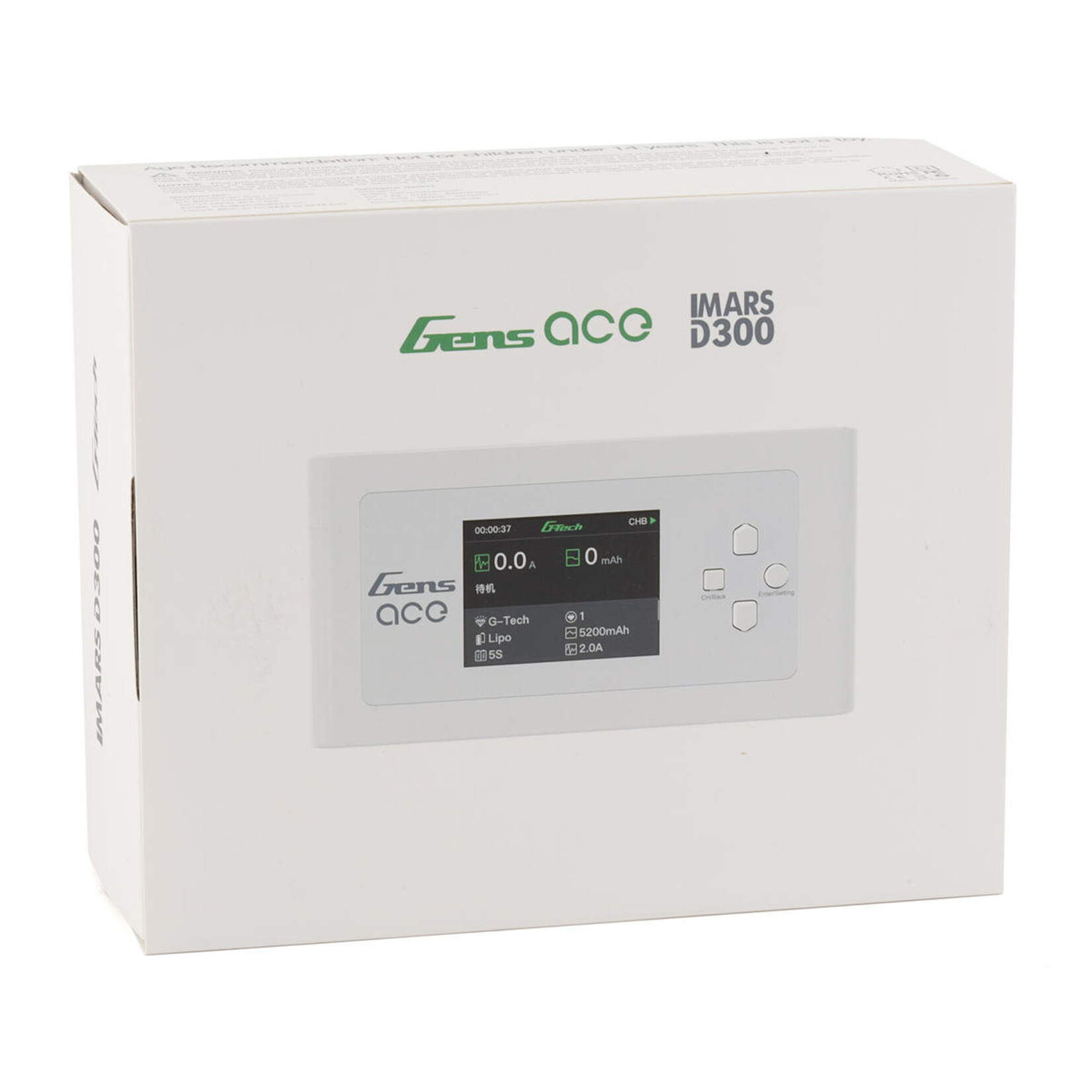 Gens Ace Gens Ace Imars D300 G-Tech Smart Dual AC/DC Charger (6S/16A) (White) (AC-300W) (DC-350W x2) #GEA300WD300-UW