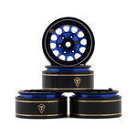 Treal Treal Hobby Type I 1.0" Classic 12-Spoke Beadlock Wheels (Blue) (4) (27.2g) #X003Z3T3WV