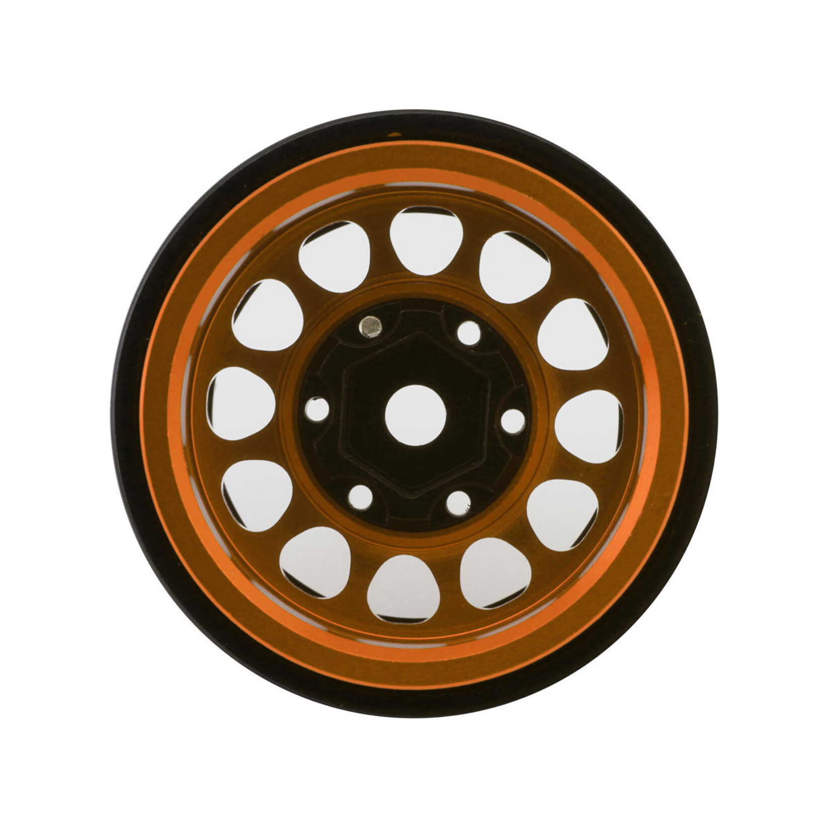 Treal Treal Hobby Type I 1.0" Classic 12-Spoke Beadlock Wheels (Orange) (4) (27.2g) #X003ZQM0Q9