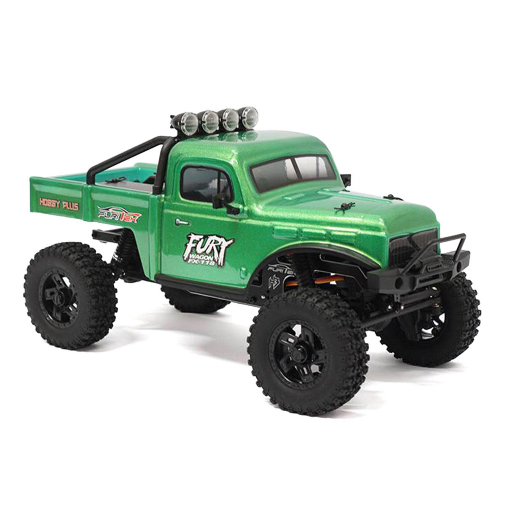 Furitek Furitek FX118 Fury Wagon 1/18 RTR Brushless Rock Crawler (Green) #FUR-2413