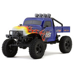 Furitek Furitek FX118 Fury Wagon 1/18 RTR Brushless Rock Crawler (Blue/Flames) #FUR-2412