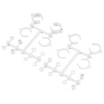 JConcepts #2295W JConcepts Traxxas Big Bore Shock Limiter Kit (White) (24)