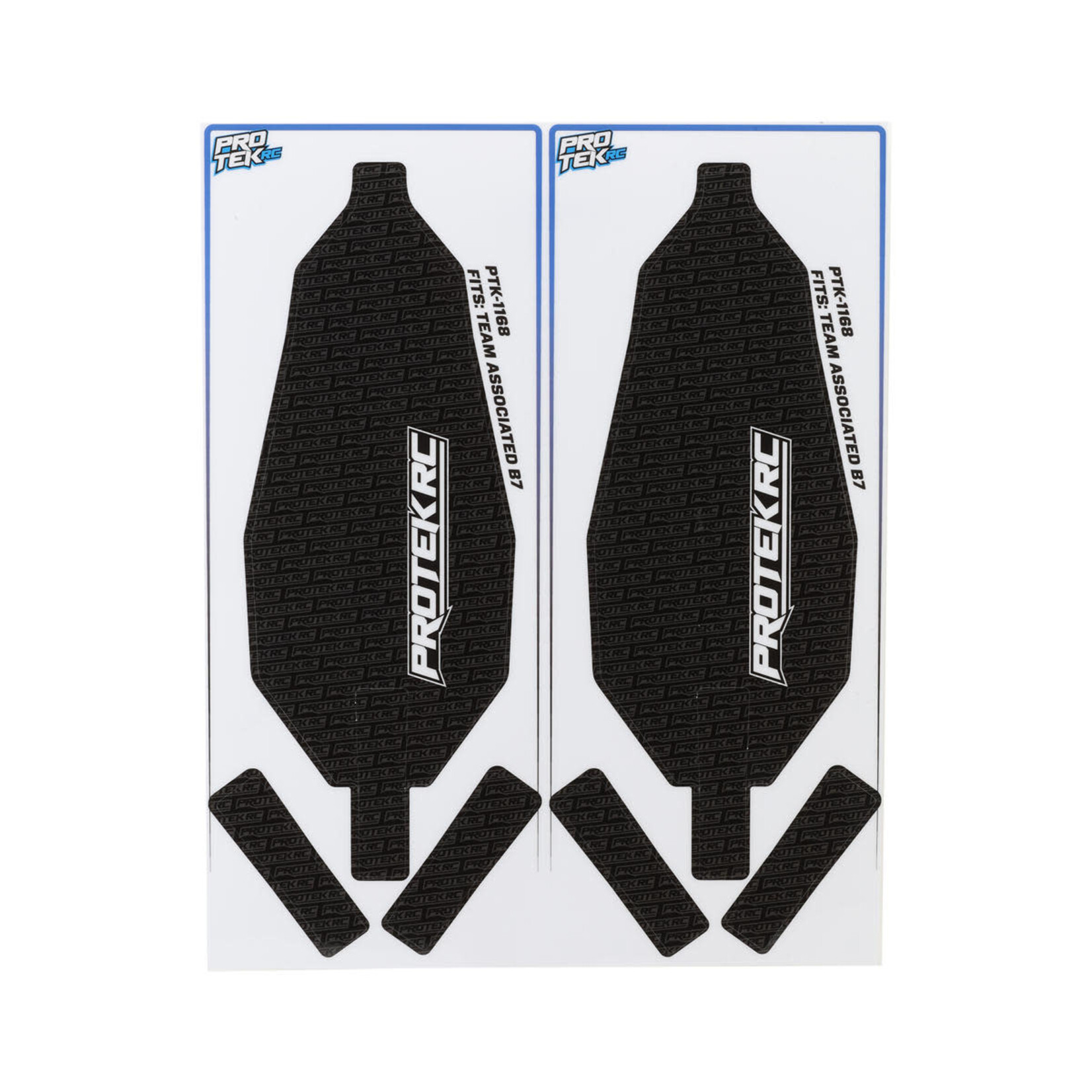 ProTek RC #PTK-1168 ProTek RC Team Associated B7 Chassis Protector (2) (Black)