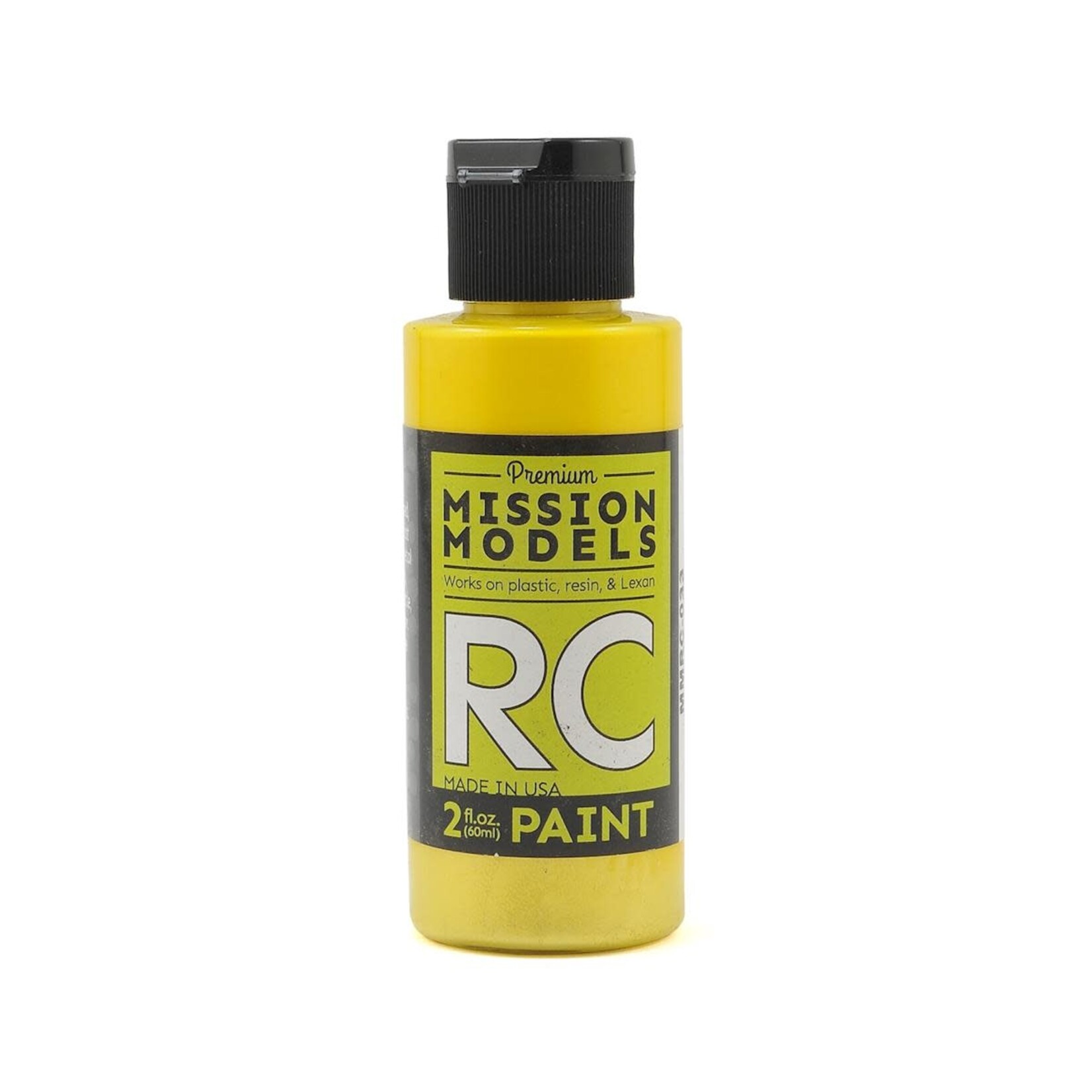 Mission Models Mission Models Iridescent Yellow Acrylic Lexan Body Paint (2oz) #MMRC-033