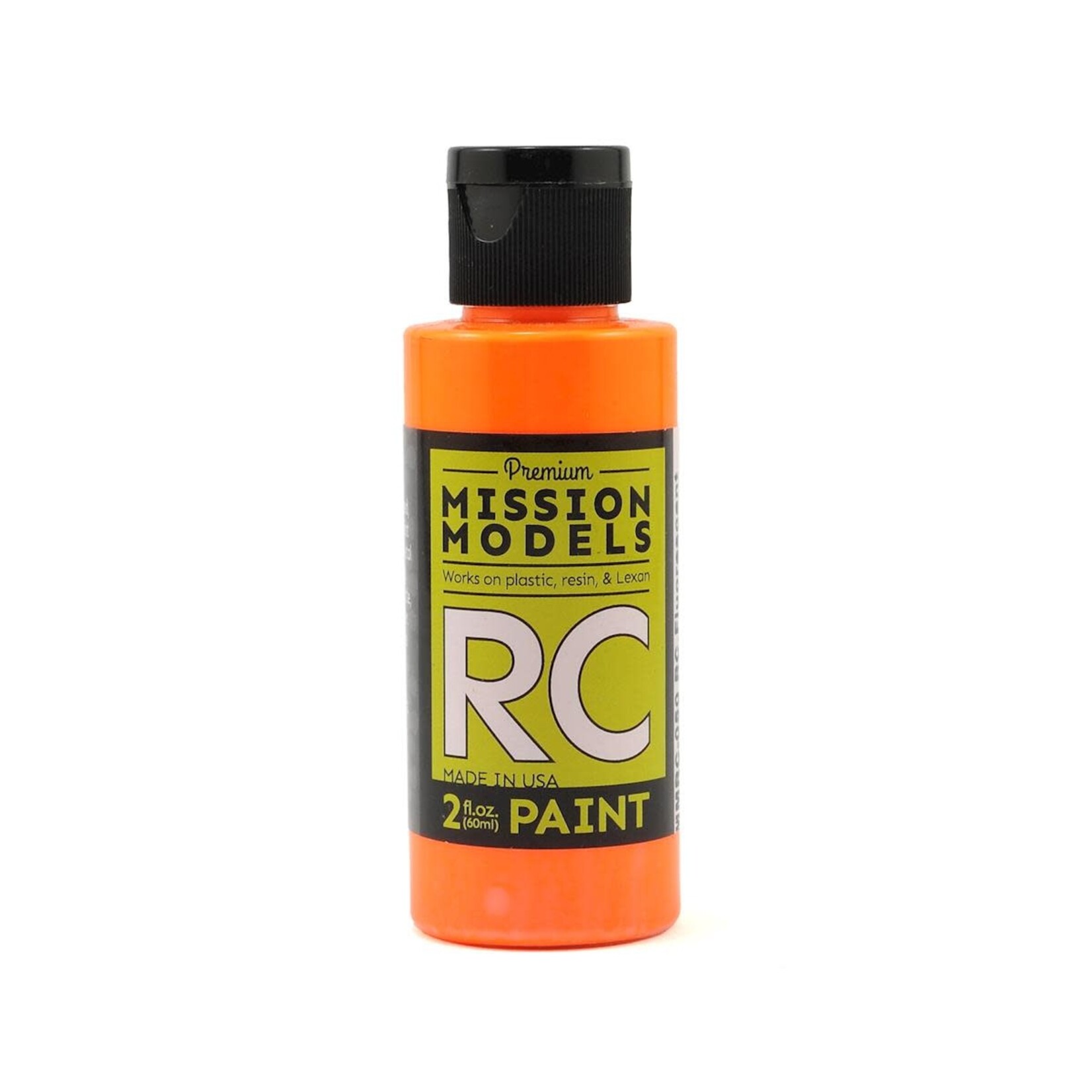 Mission Models Mission Models Fluorescent Racing Bright Orange Acrylic Lexan Body Paint (2oz) #MMRC-050