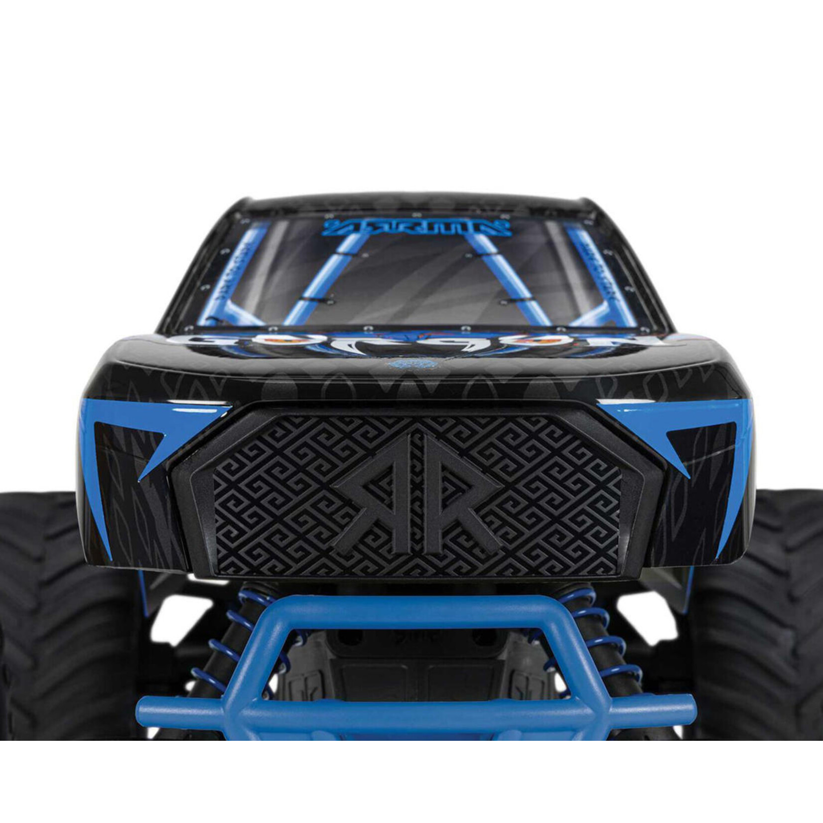 ARRMA #ARA3230T1  Arrma Gorgon 4X2 MEGA 550 Brushed 1/10 Monster Truck RTR (Blue) w/SLT2 2.4GHz Radio