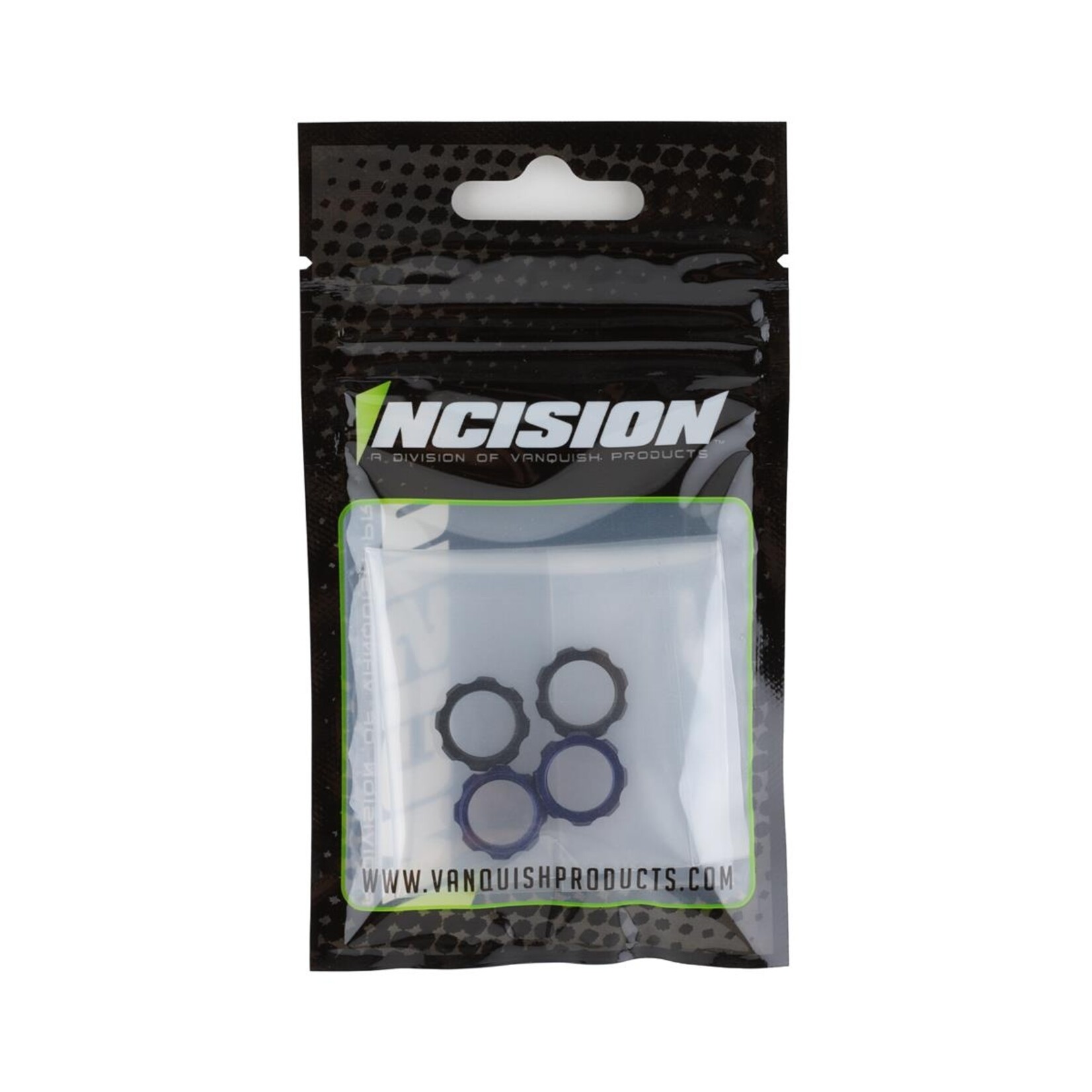 Incision #IRC00519 Incision S8E Machined Spring Collars (Blue)