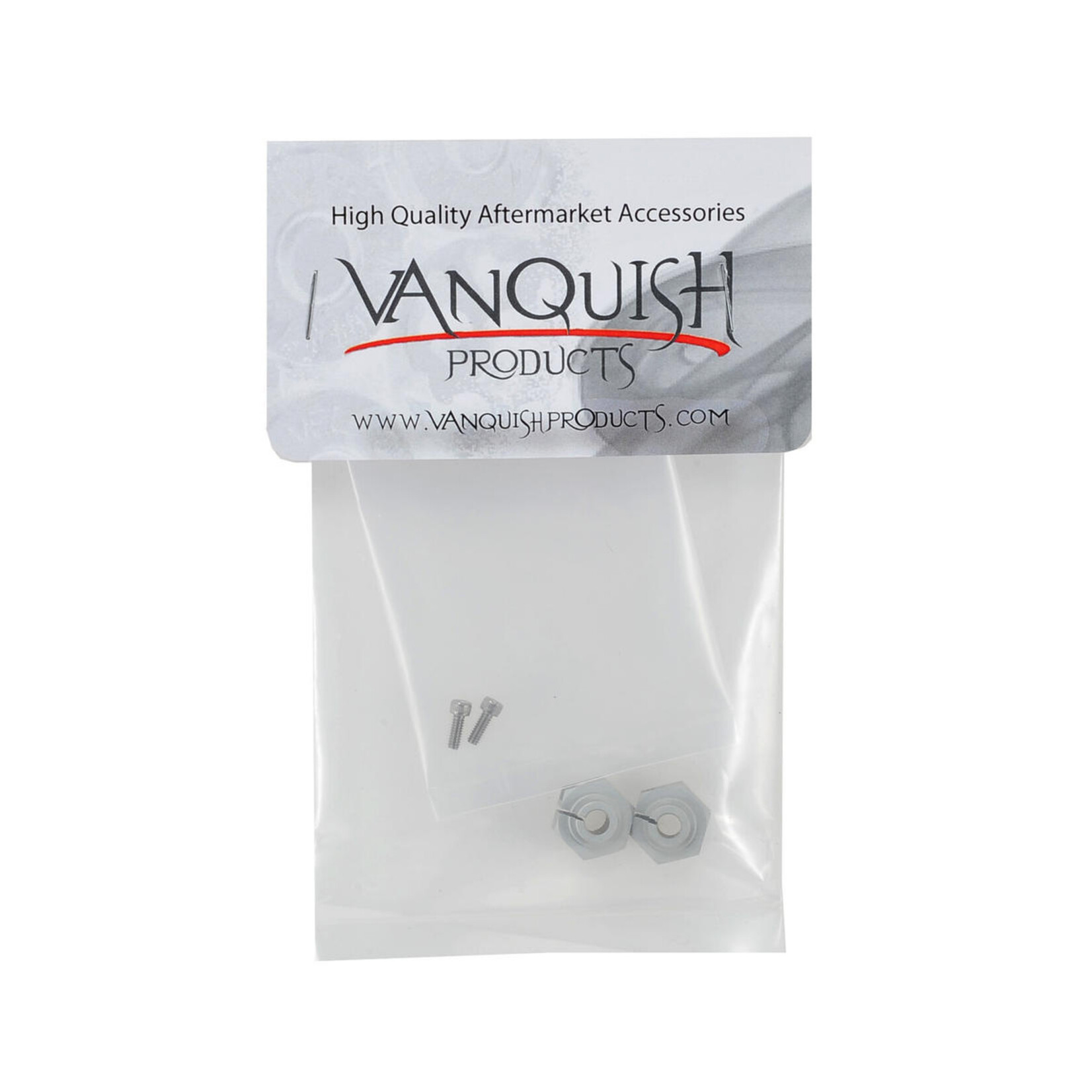 Vanquish Products #VPS07080 Vanquish Products Aluminum 12mm Clamping Wheel Hex (2) (Silver)