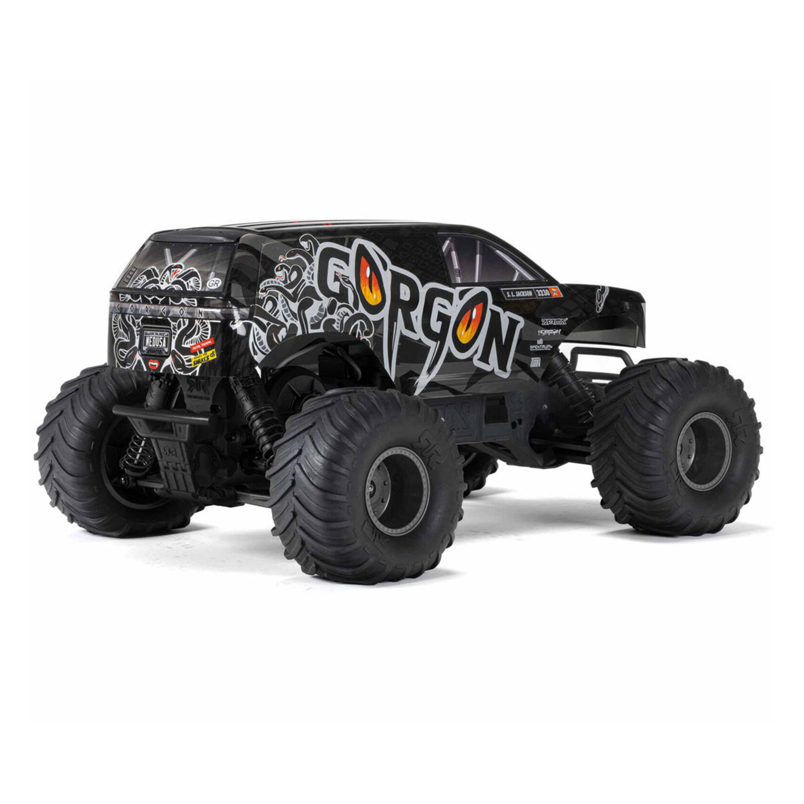 ARRMA #ARA3230SKT1 Arrma Gorgon 4X2 MEGA 550 Brushed 1/10 Monster Truck Ready-To-Assemble Kit w/SLT2 2.4GHz Radio, Battery & Charger