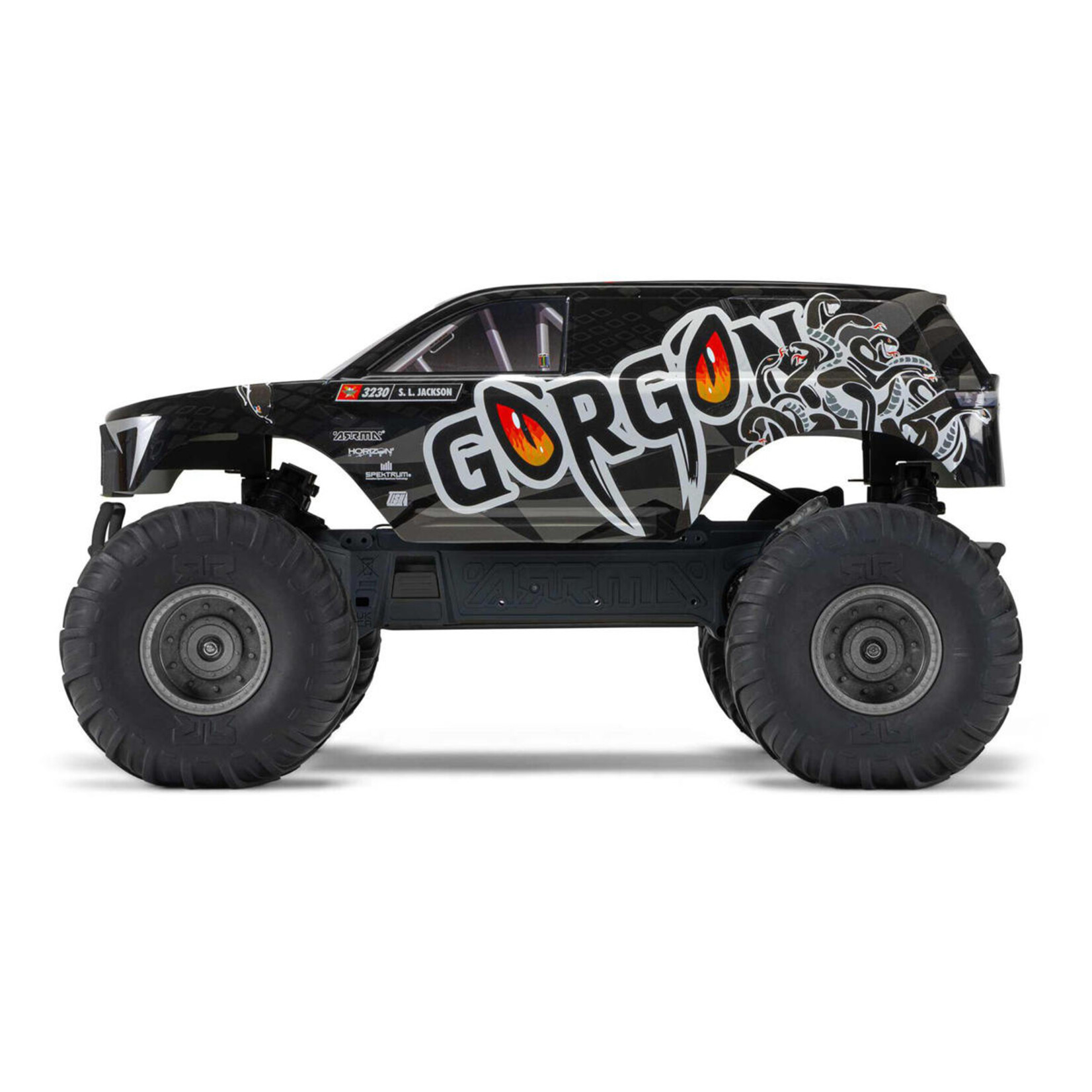 ARRMA #ARA3230SKT1 Arrma Gorgon 4X2 MEGA 550 Brushed 1/10 Monster Truck Ready-To-Assemble Kit w/SLT2 2.4GHz Radio, Battery & Charger