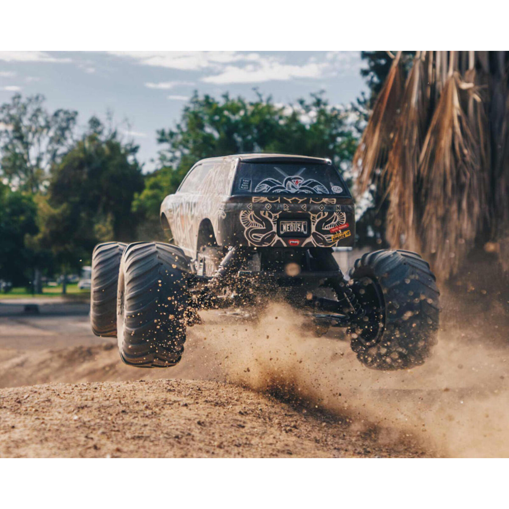 ARRMA #ARA3230SKT1 Arrma Gorgon 4X2 MEGA 550 Brushed 1/10 Monster Truck Ready-To-Assemble Kit w/SLT2 2.4GHz Radio, Battery & Charger