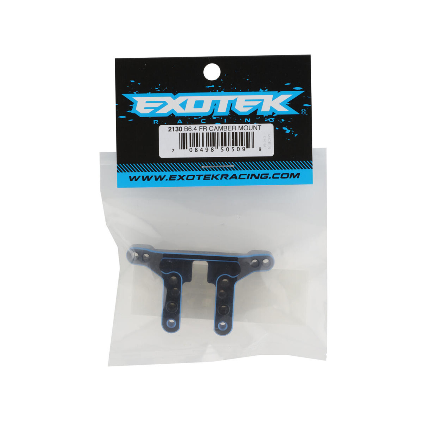 Exotek Exotek B6.4 Aluminum Front Camber Mount (Black) #2130