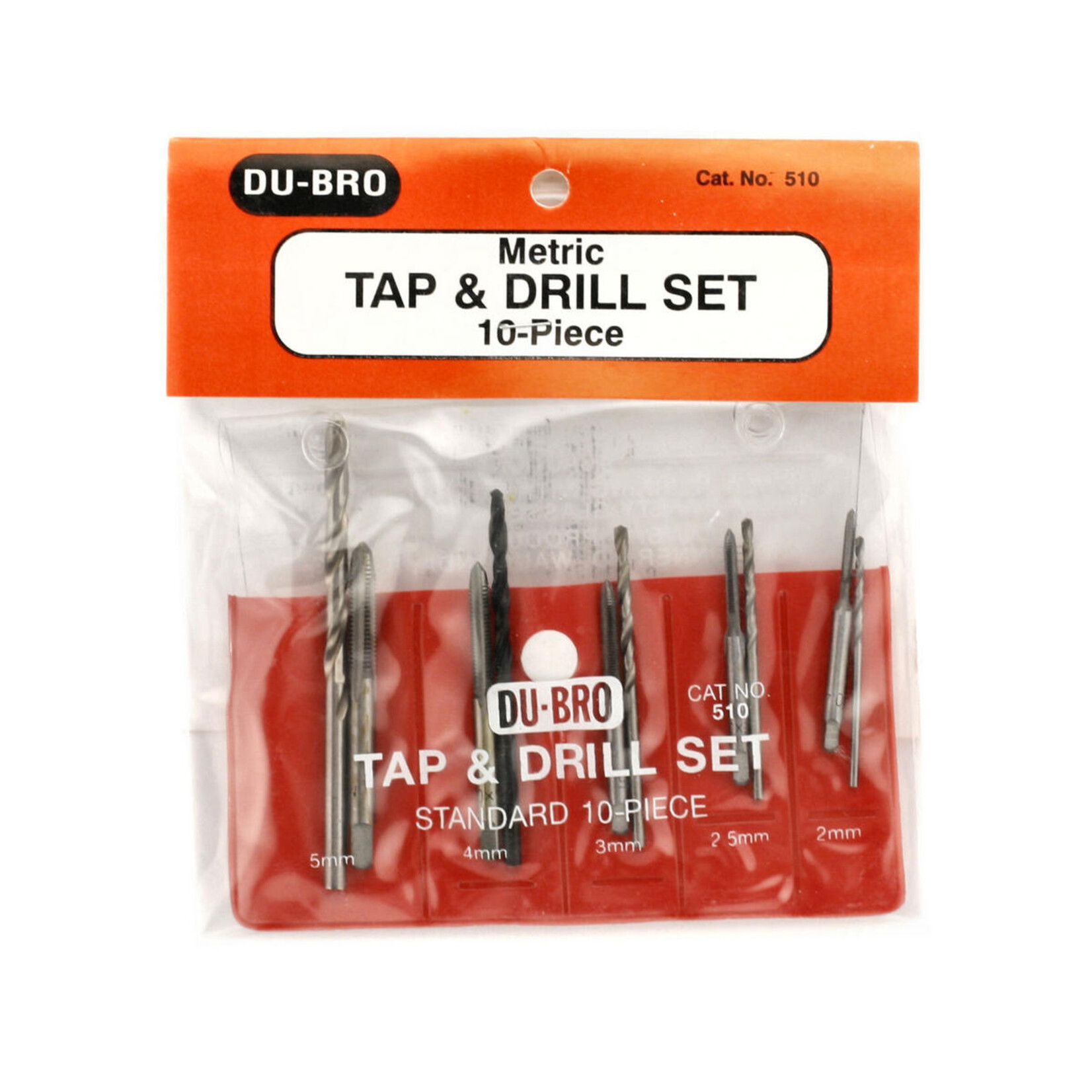 DuBro DuBro Complete Tap & Drill Set (Metric) (10) #510