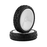 JConcepts JConcepts Swaggers 2.2" Pre-Mounted 2WD Front Buggy Carpet Tires (White) (2) (Pink) w/12mm Hex #3137-101011