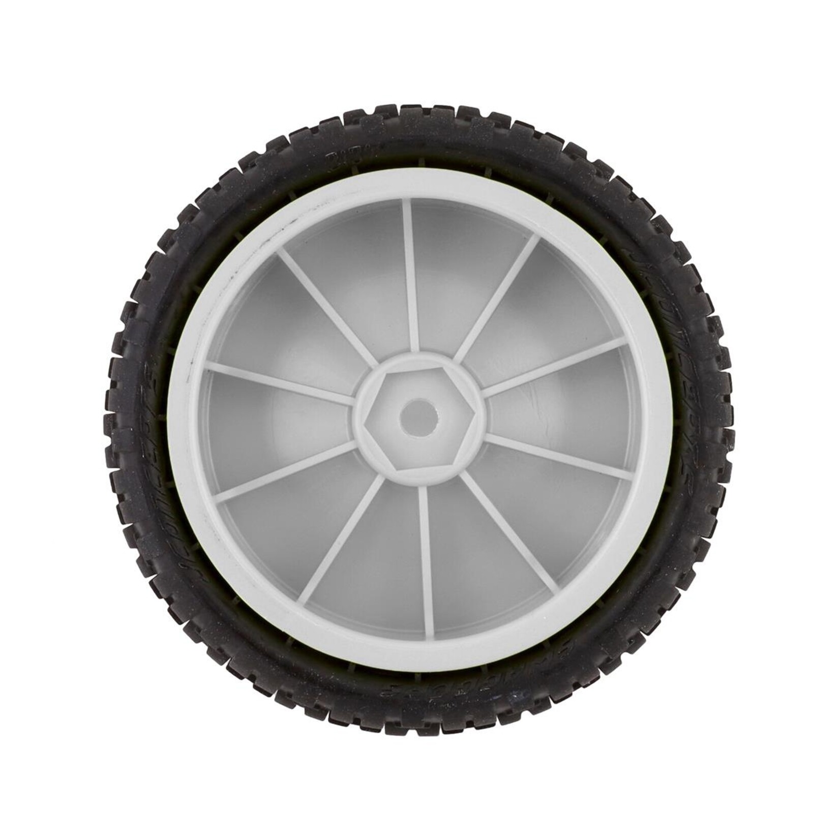 JConcepts #3137-101011 JConcepts Swaggers 2.2" Pre-Mounted 2WD Front Buggy Carpet Tires (White) (2) (Pink) w/12mm Hex