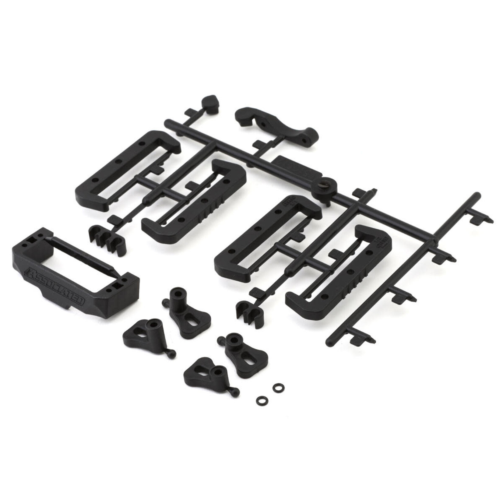 Team Associated #92418 Team Associated RC10B7 Battery, Fan & Servo Mounts Set