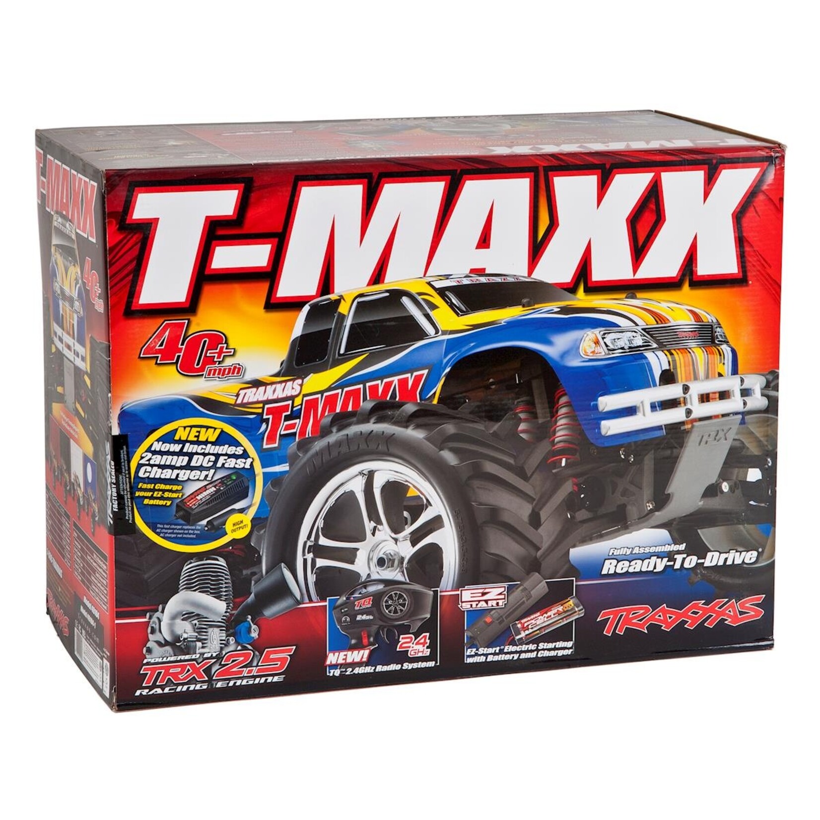 Traxxas #49104-1-WHT Traxxas T-Maxx Classic RTR Monster Truck (White) w/TQ 2.4GHz Radio, EZ Start Battery & DC Charger
