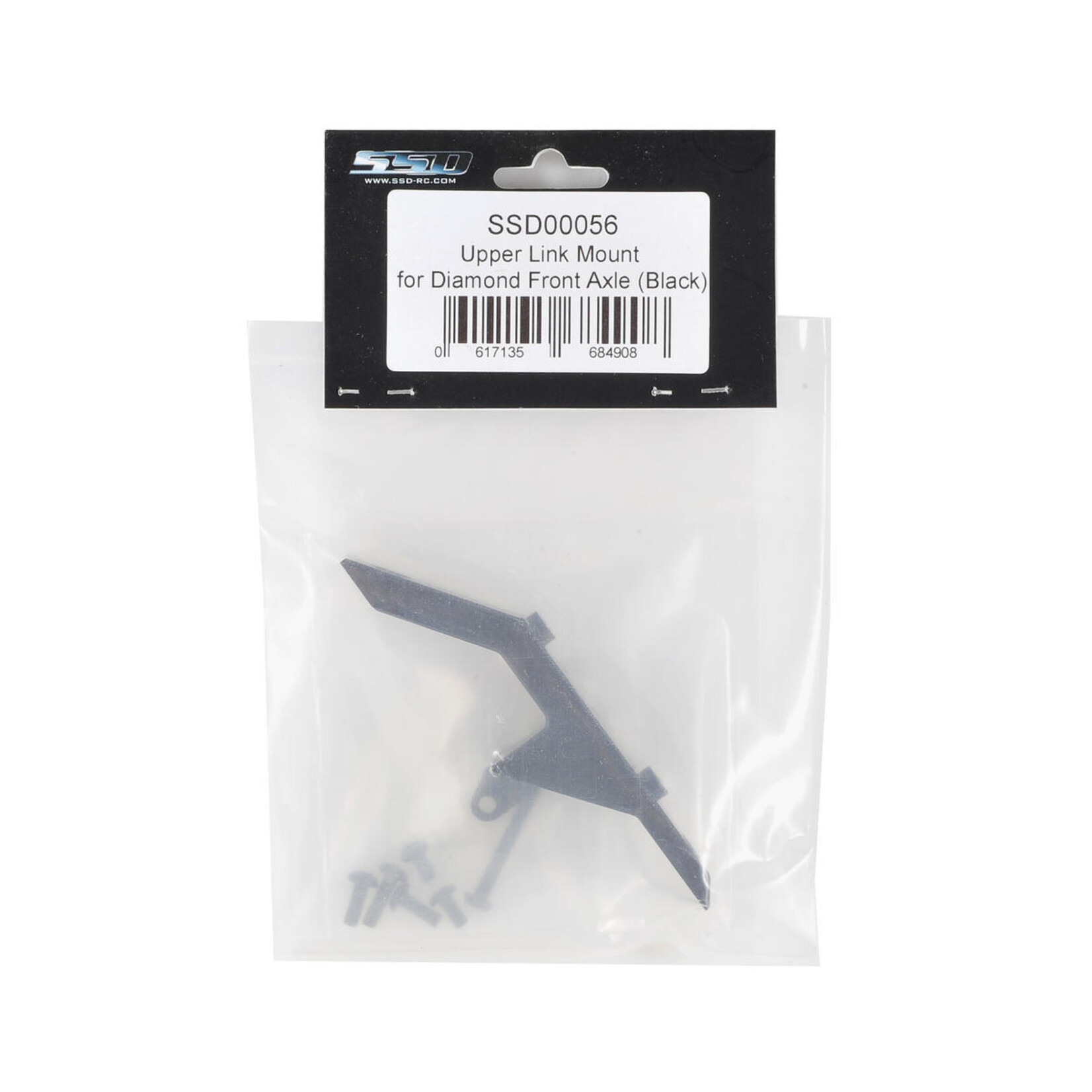 SSD RC #SSD00056 SSD RC Diamond Front Axle Upper Link Mount (Black)