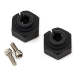 Vanquish Products #VPS07082 Vanquish Products Aluminum 12mm Clamping Wheel Hex (2) (Black)