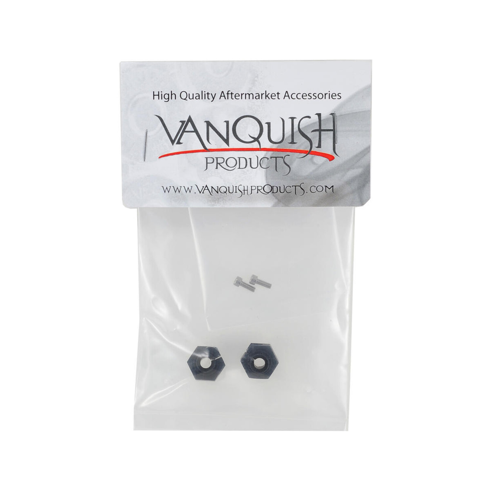 Vanquish Products #VPS07082 Vanquish Products Aluminum 12mm Clamping Wheel Hex (2) (Black)