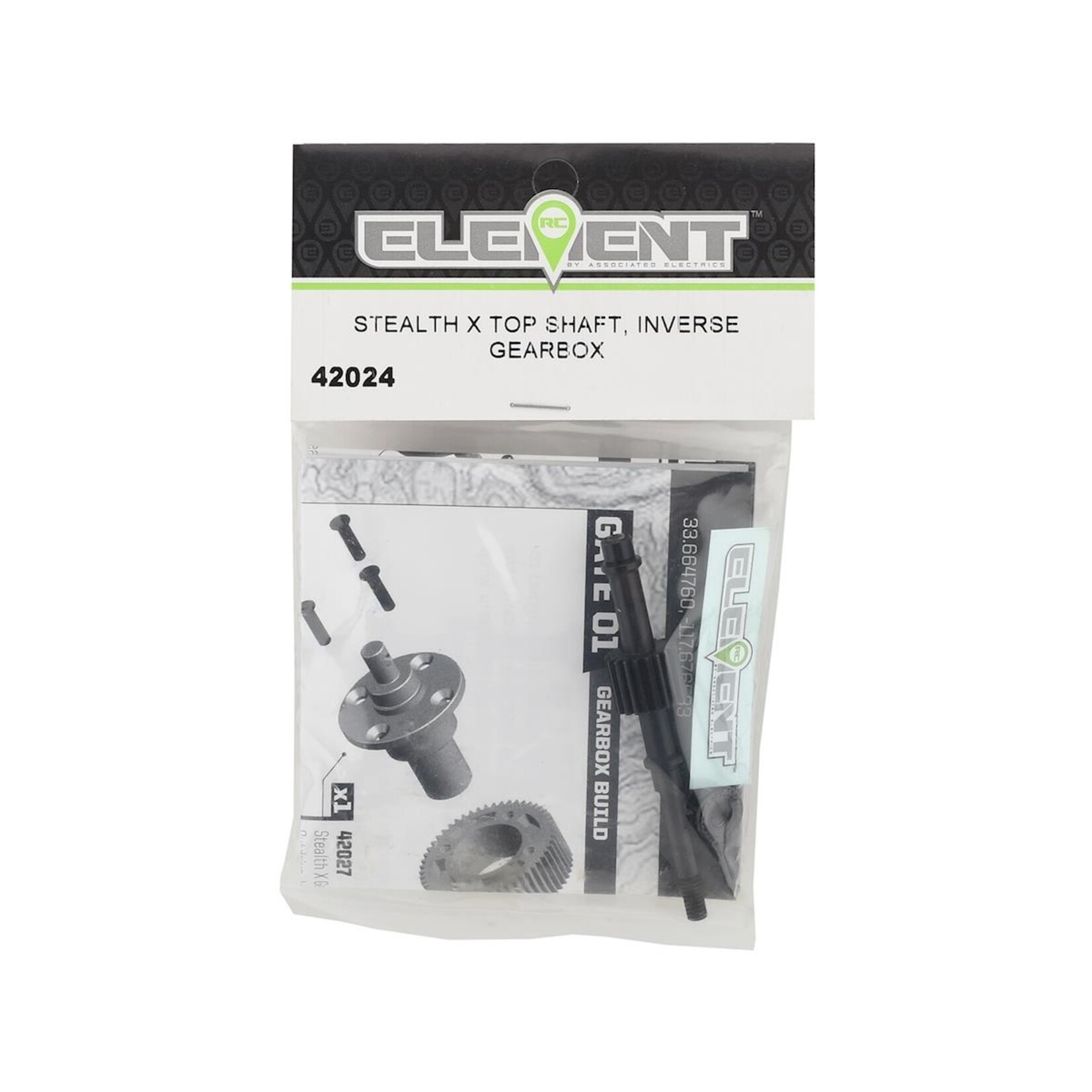 Element RC Element RC Stealth X Inverse Gearbox Top Shaft #42024