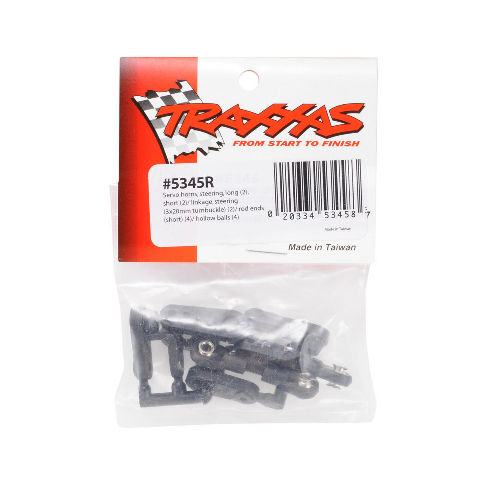 Traxxas #5345R  Traxxas Steering Linkage & Servo Horn Set