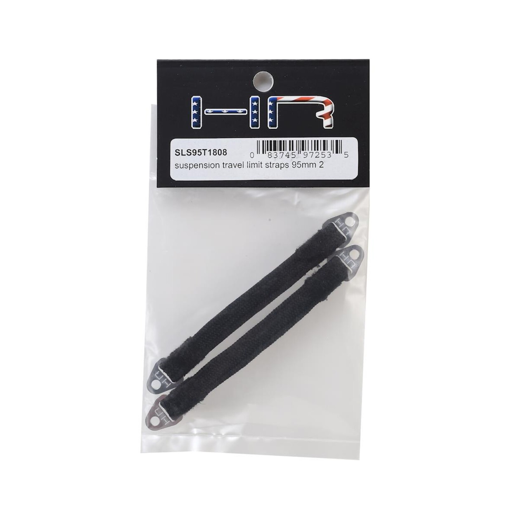 Hot Racing #SLS95T1808 Hot Racing 95mm Suspension Travel Limit Straps (2) (Silver)