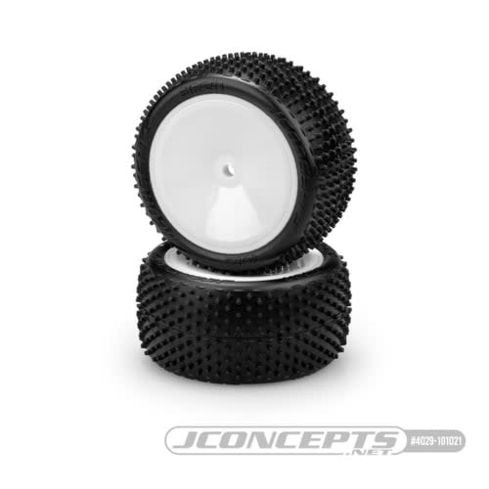 JConcepts #4029-101021 JConcepts Siren LP 2.2" Rear Buggy Carpet Tires (White) (2) (Pink)