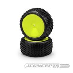 JConcepts JConcepts Siren LP 2.2" Rear Buggy Carpet Tires (Yellow) (2) (Pink) #4029-201021