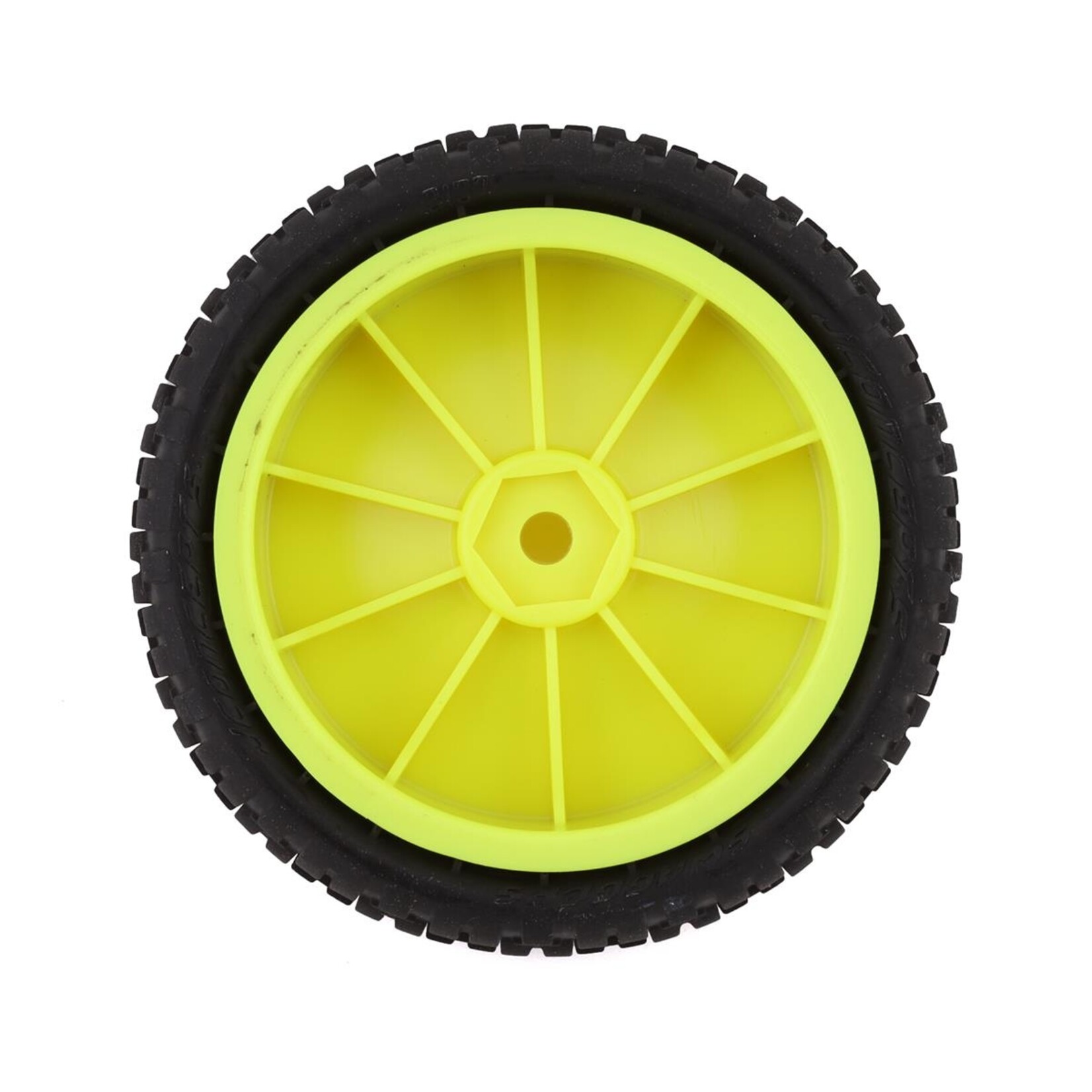 JConcepts #3137-201011 JConcepts Swaggers 2.2" Pre-Mounted 2WD Front Buggy Carpet Tires (Yellow) (2) (Pink) w/12mm Hex