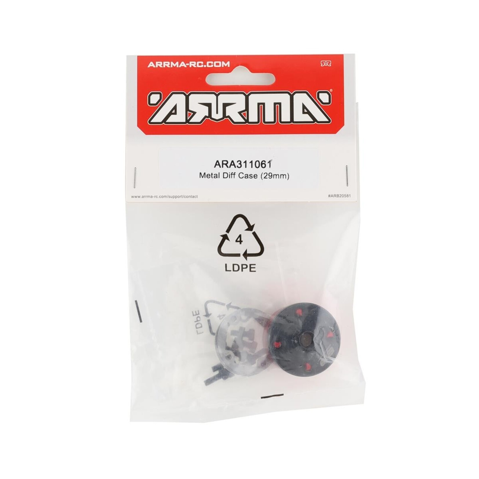 ARRMA Arrma Kraton/Mojave 6S BLX Metal Differential Case (29mm) #ARA311061