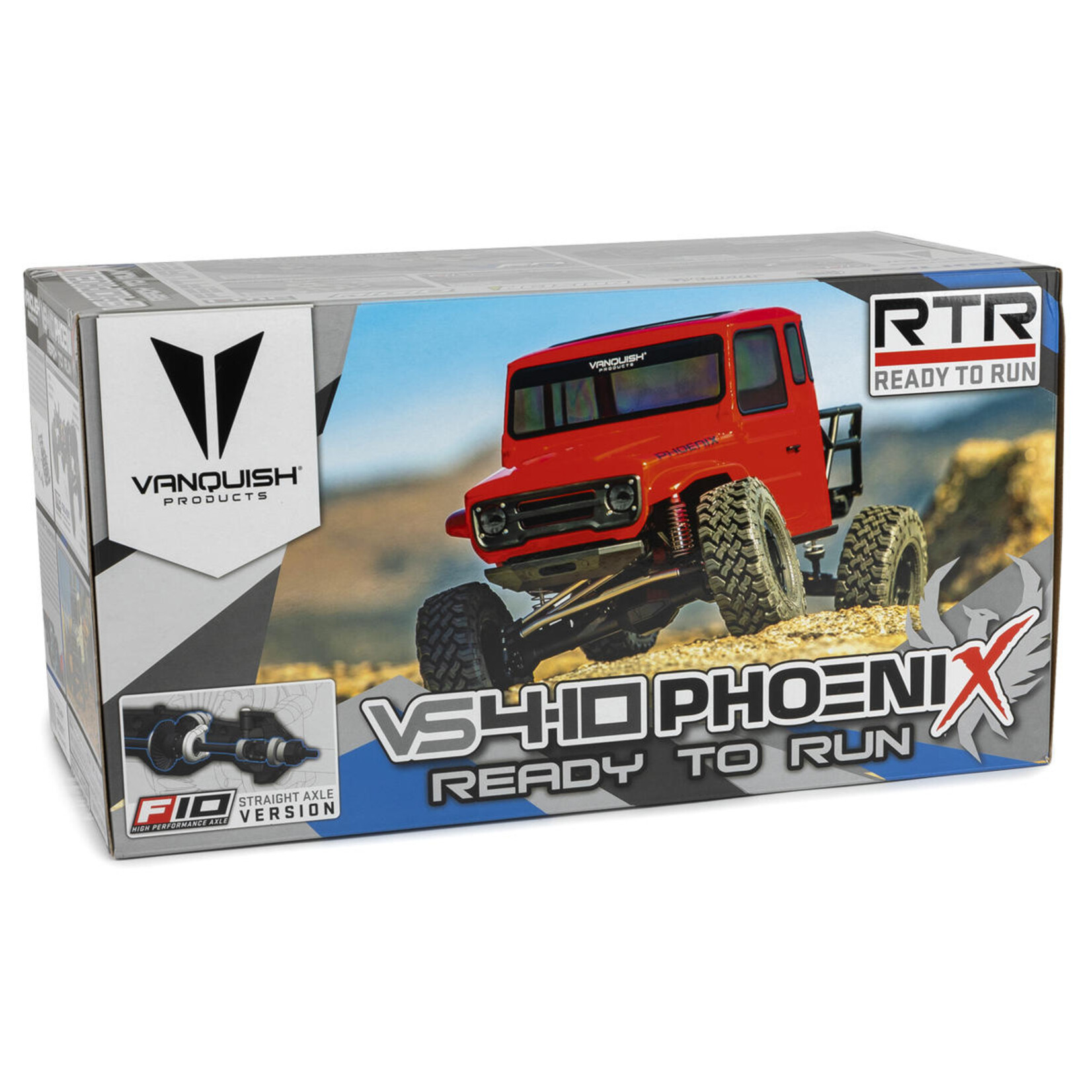 Vanquish Products Vanquish Products VS4-10 Phoenix Straight Axle RTR Rock Crawler (Grey) #VPS09011