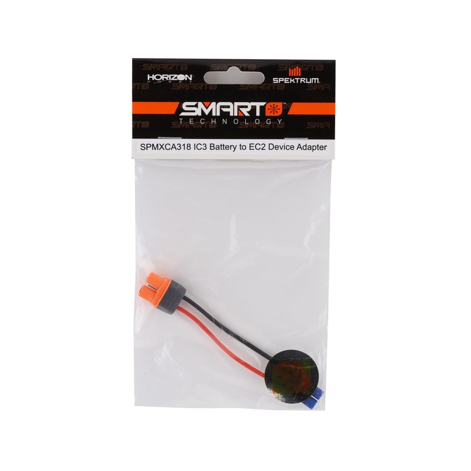 Spektrum #SPMXCA318 Spektrum RC 4" IC3 Battery to EC2 Device Charge Adapter