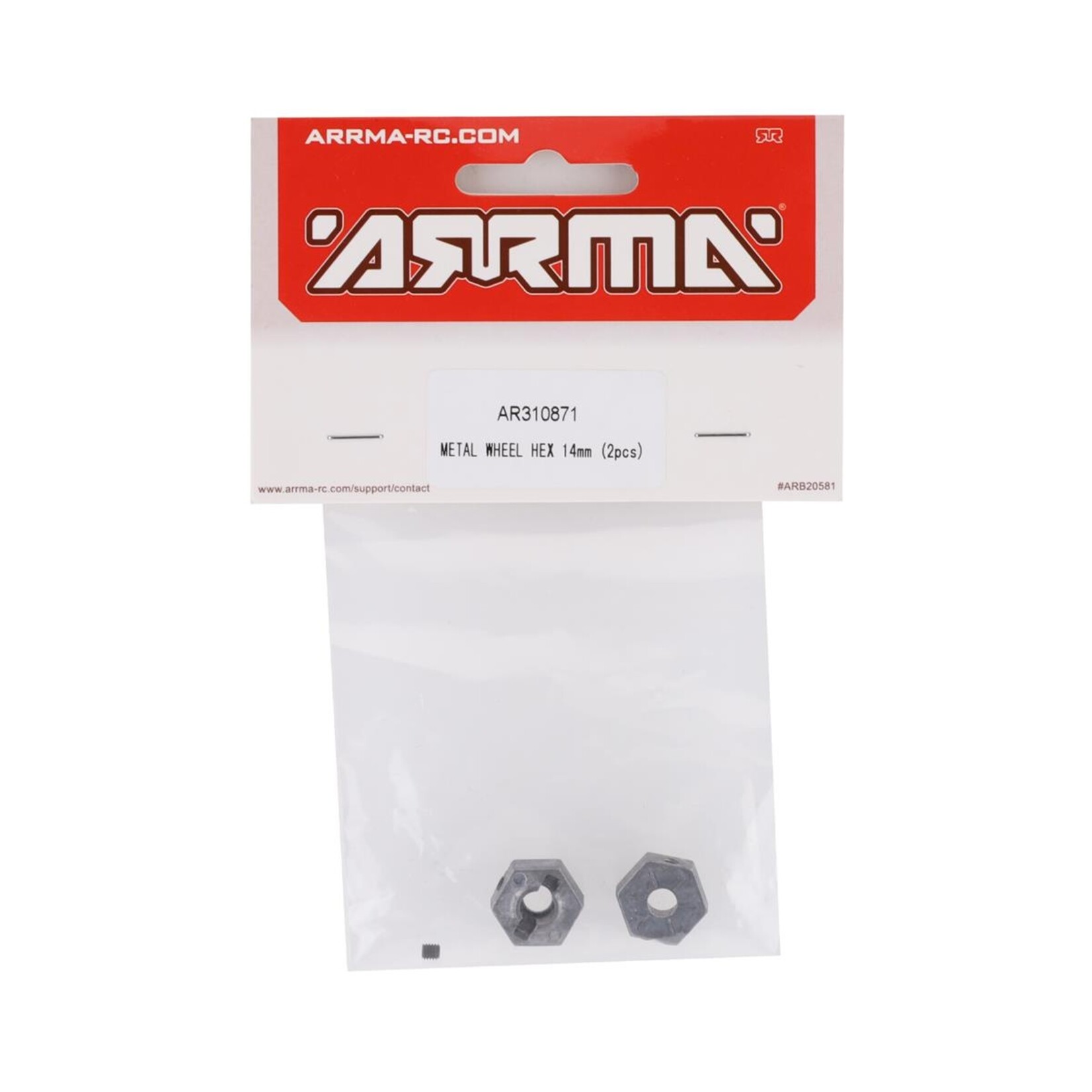 ARRMA Arrma 14mm Wheel Hex (Metal) (2) #AR310871