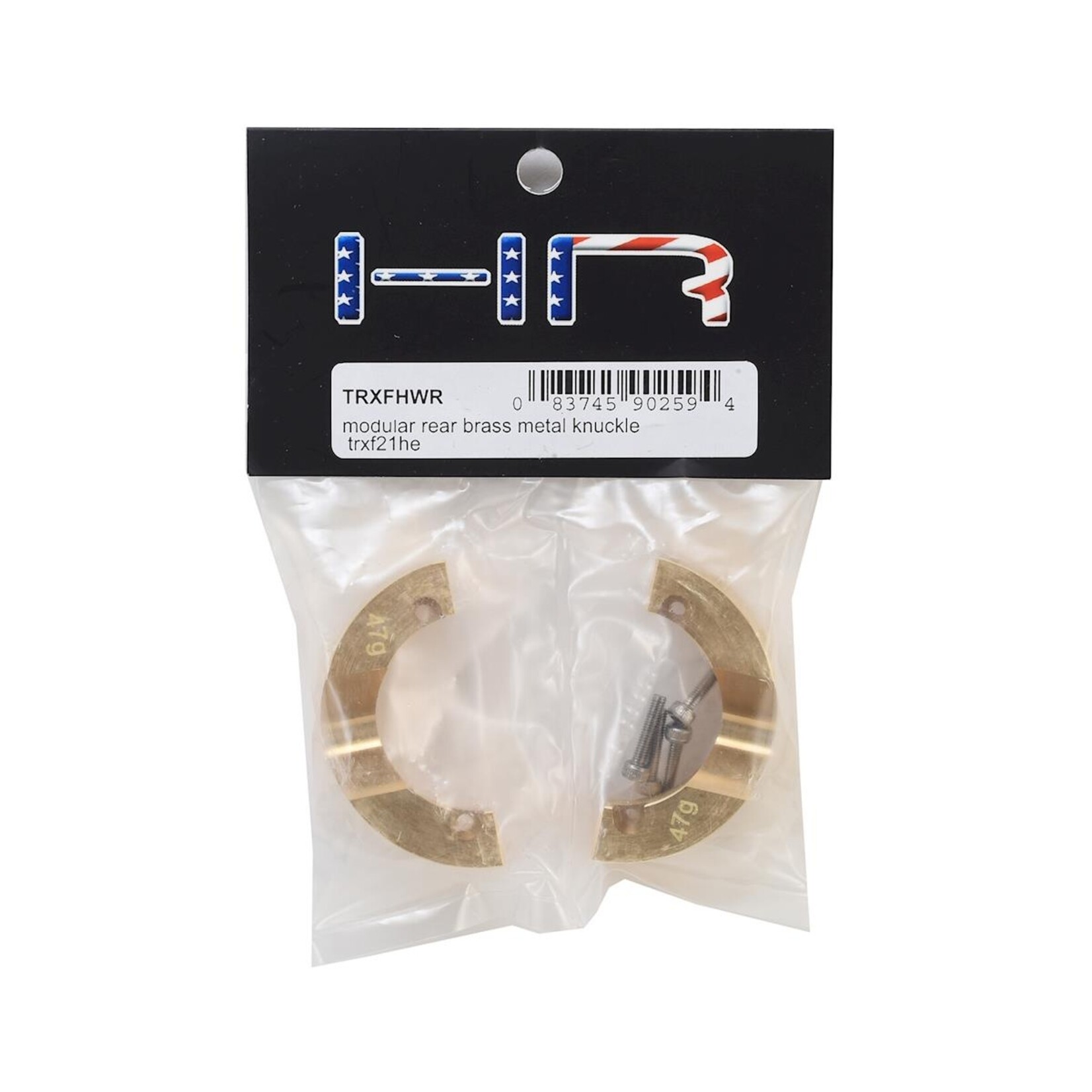 Hot Racing #TRXF21HWR Hot Racing Traxxas TRX-4 Modular Rear Brass Metal Knuckle