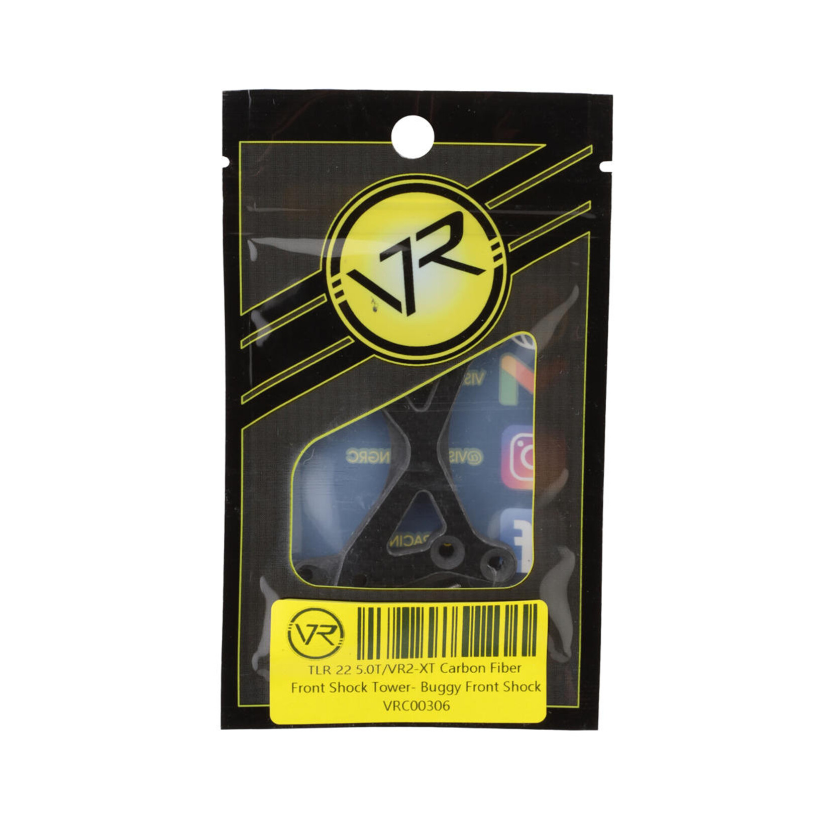 Vision Racing #00306 Vision Racing TLR Carbon Fiber Front Shock Tower (22 5.0T/VR2-XT)