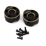 Treal #X003BNFKF9 Treal Hobby FCX24 Brass Outer Portal Covers (Black) (2) (18g)