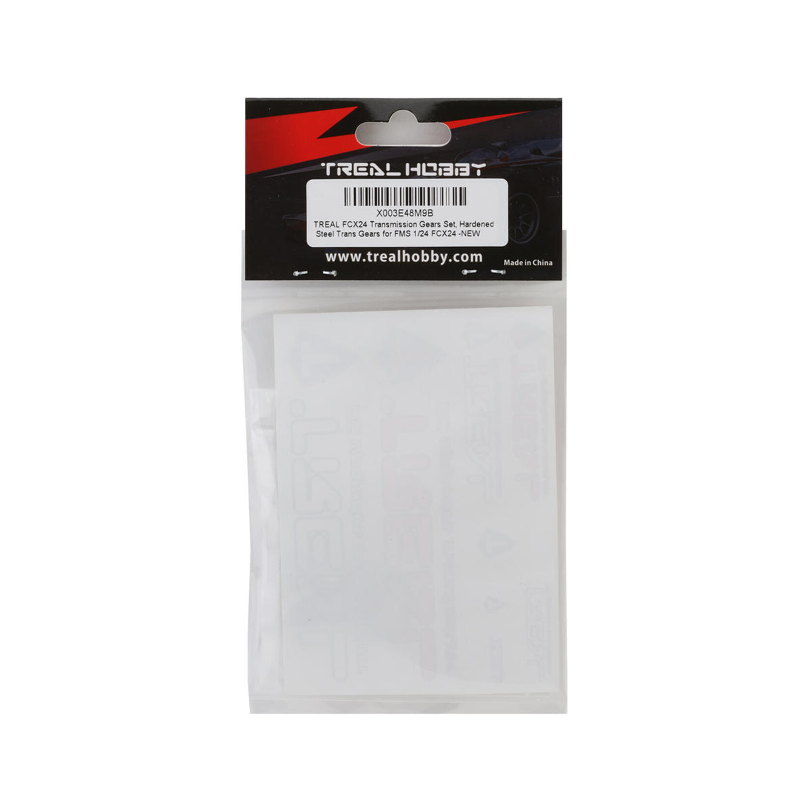 Treal #X003E48M9B Treal Hobby FCX24 Hardened Steel Transmission Gears Set