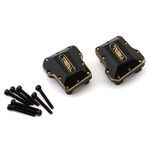 Treal #X003K9N9FH Treal Hobby TRX-4M Brass Axle Differential Covers (Black) (2) (15.8g)