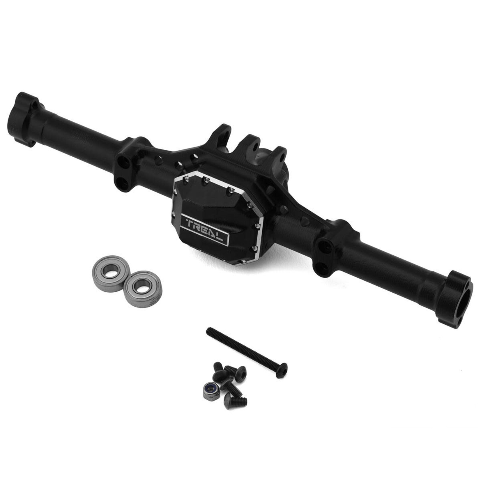 Treal #X003BTMX21 Treal Hobby Element RC Enduro Aluminum Rear Axle Housing (Black)