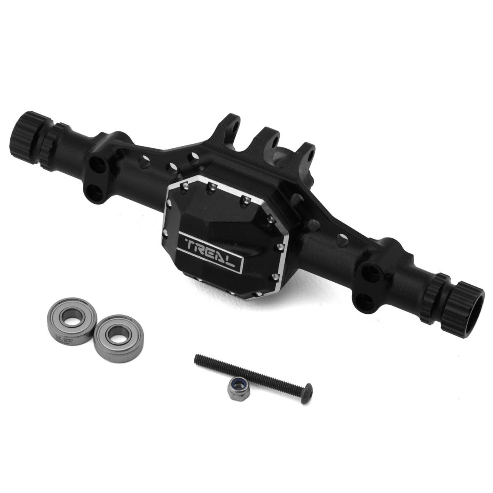 Treal #X003BTL1CT Treal Hobby Element RC Enduro Aluminum Front Axle Housing (Black)
