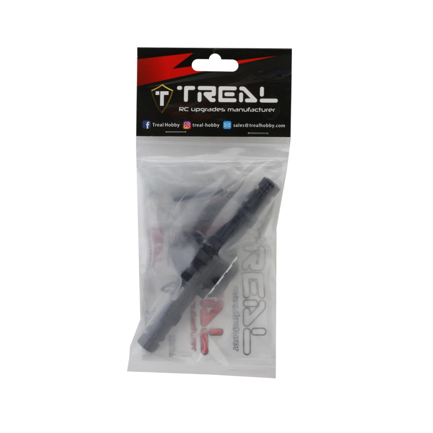 Treal #X003BTL1CT Treal Hobby Element RC Enduro Aluminum Front Axle Housing (Black)