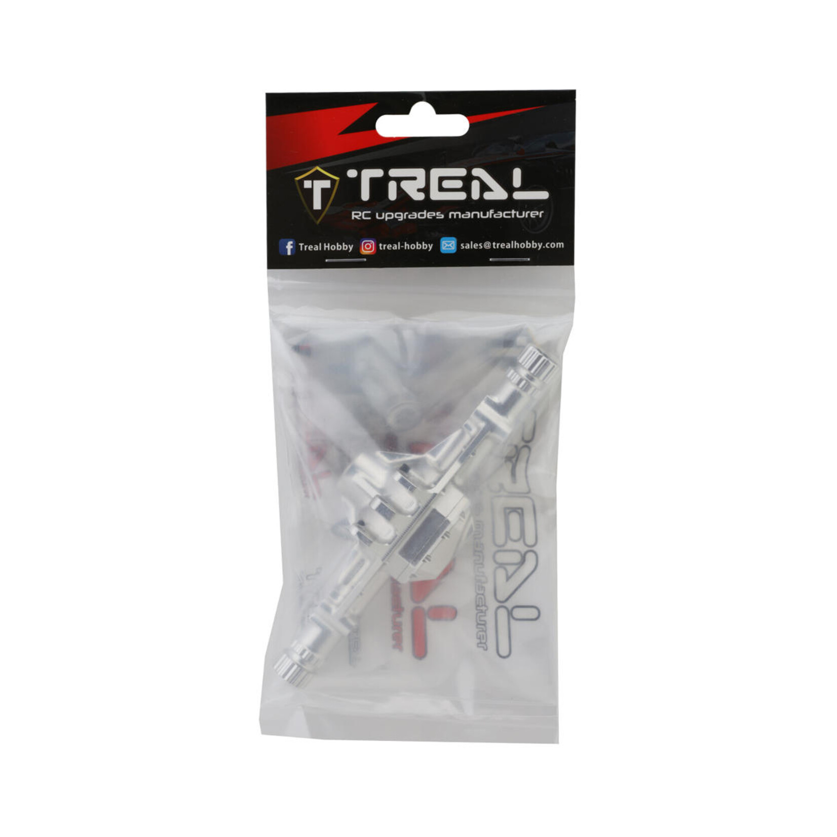 Treal #X003BTMF1P Treal Hobby Element RC Enduro Aluminum Front Axle Housing (Silver)