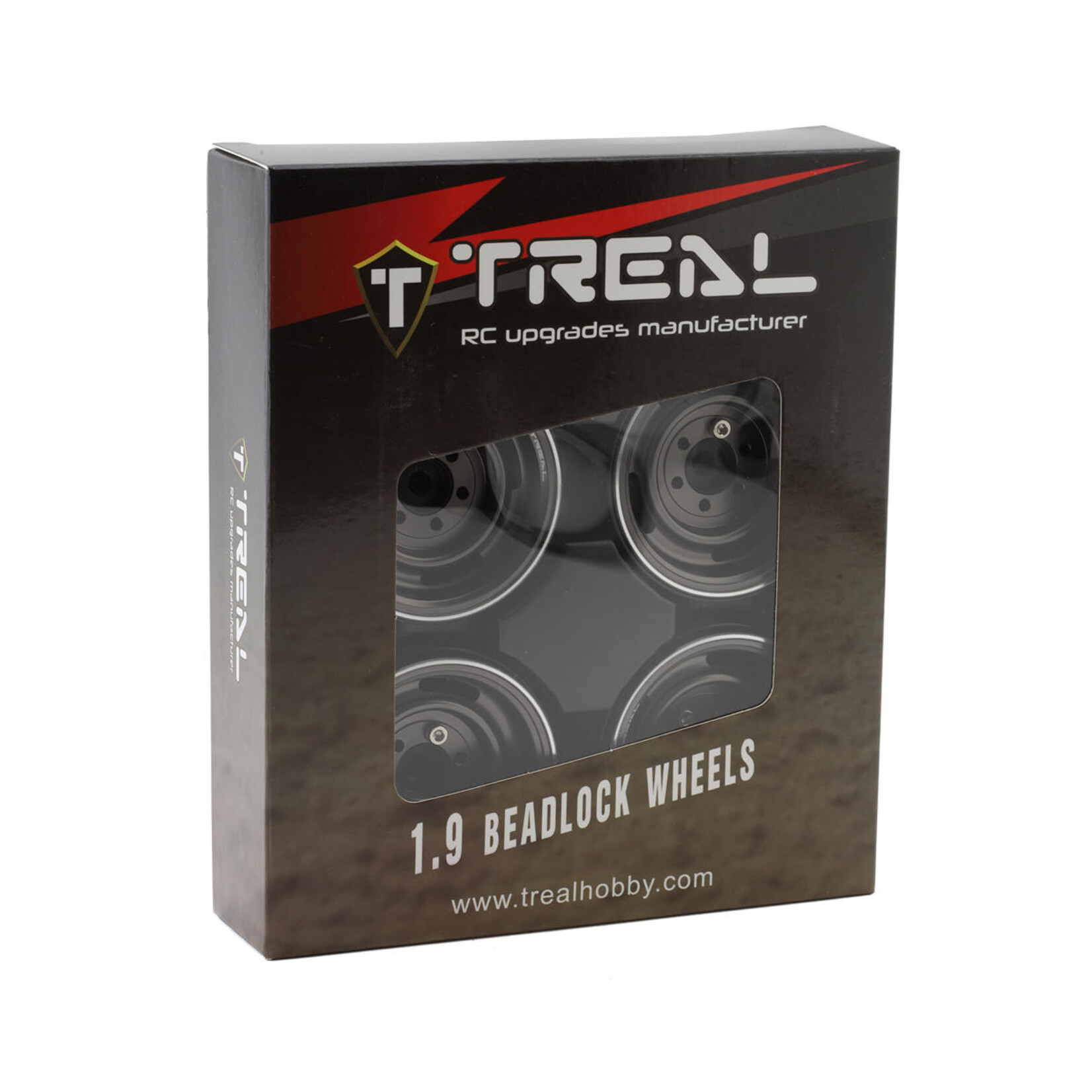 Treal #X0042UQPU9 Treal Hobby Type P 1.9" Heavy Duty Vintage Style Wheels (Grey) (4) (127.3g)